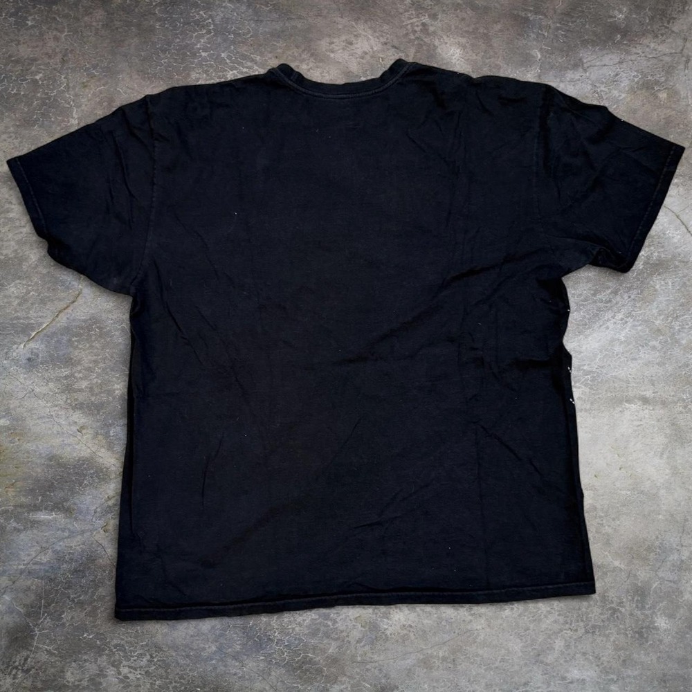 Vintage DC Shoes Black Graphic Tee Men's XXL Skater Grunge Goth Ron Dyrdek Y2K - Picture 3 of 3